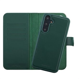 Selencia Olyn Uitneembare Bookcase met MagSafe voor de Samsung Galaxy A55 - Groen