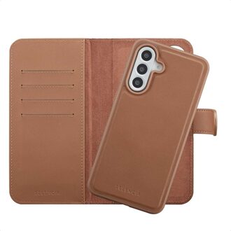 Selencia Olyn Uitneembare Bookcase met MagSafe voor de Samsung Galaxy A56 - Bruin