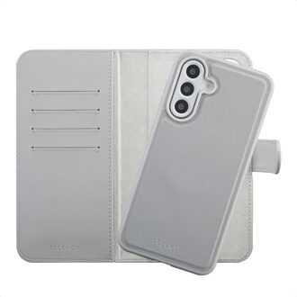 Selencia Olyn Uitneembare Bookcase met MagSafe voor de Samsung Galaxy A56 - Grijs