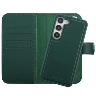 Selencia Olyn Uitneembare Bookcase met MagSafe voor de Samsung Galaxy S23 - Groen