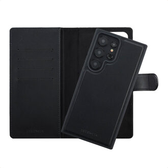 Selencia Olyn Uitneembare Bookcase met MagSafe voor de Samsung Galaxy S24 Ultra - Zwart