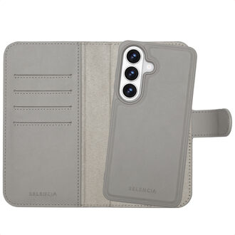 Selencia Olyn Uitneembare Bookcase met MagSafe voor de Samsung Galaxy S26 - Grijs