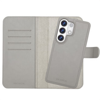 Selencia Olyn Uitneembare Bookcase met MagSafe voor de Samsung Galaxy S26 Ultra - Grijs