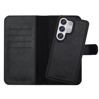Selencia Olyn Uitneembare Bookcase met MagSafe voor de Samsung Galaxy S26 Ultra - Zwart