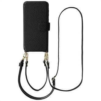 Selencia Riva Bookcase met MagSafe en Koord voor de Samsung Galaxy S26 - Zwart