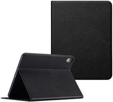 Selencia Riva Bookcase voor de Apple iPad 11 (2025) 11 inch A16 / iPad 10 (2022) 10.9 inch - Zwart