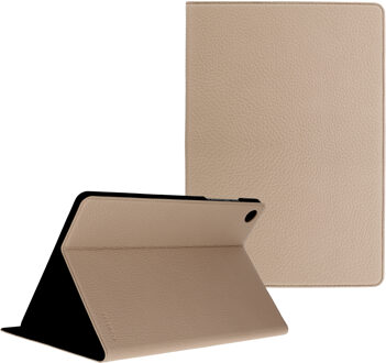 Selencia Riva Bookcase voor de Samsung Galaxy Tab A11 Plus - Beige - 11