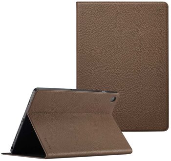 Selencia Riva Bookcase voor de Samsung Galaxy Tab A9 Plus - Mocha Brown Bruin - 11