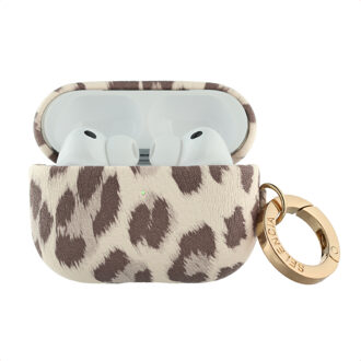 Selencia Sabi Case voor de Apple AirPods Pro 3 - Panterprint - Soft Ivory Meerkleurig - One size