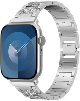 Selencia Sparkle schakelband voor de Apple Watch | 38/40/41/42 mm - Zilver - 42 mm