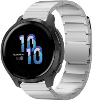 Selencia Stalen magnetisch bandje - Universeel 22 mm aansluiting - Zilver - One size