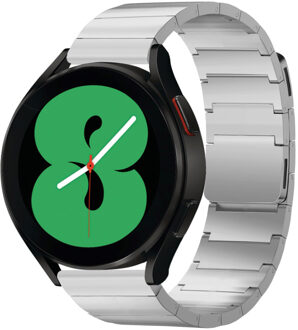 Selencia Stalen magnetisch bandje voor de Samsung Galaxy Watch 7 40/44 mm - Zilver - 44 mm