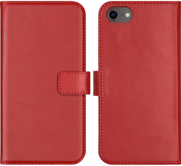 Selencia telefoonhoesje Booktype iPhone 6/6S/7/8/SE (Rood)