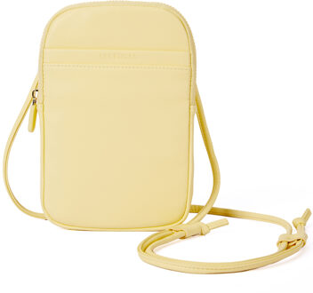 Selencia Telefoontasje Crossbody Sports - Kunstleer - Geel