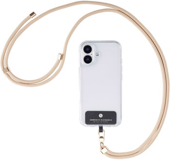 Selencia Universeel telefoonkoord - Beige - One size