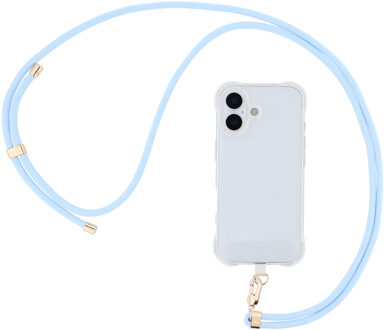 Selencia Universeel telefoonkoord - Digital Sky Blauw - One size