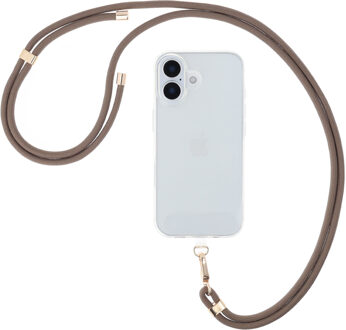 Selencia Universeel telefoonkoord - Mokka Bruin - One size