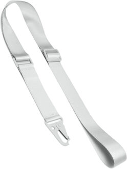 Selencia Universeel verstelbaar telefoonkoord - Lichtgrijs - One size