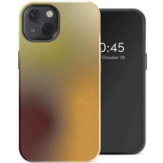 Selencia Vivid Backcover met MagSafe voor de Apple iPhone 13 - Gradient Olive Dust Meerkleurig