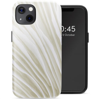 Selencia Vivid Backcover met MagSafe voor de Apple iPhone 13 - Nature Light Brown Meerkleurig