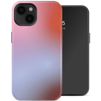 Selencia Vivid Backcover met MagSafe voor de Apple iPhone 14 - Gradient Soft Blush Meerkleurig