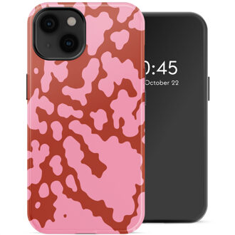 Selencia Vivid Backcover met MagSafe voor de Apple iPhone 14 - Moo’d Blush Pink Meerkleurig