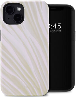 Selencia Vivid Backcover met MagSafe voor de Apple iPhone 14 - Nature Light Brown Meerkleurig