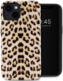 Selencia Vivid Backcover met MagSafe voor de Apple iPhone 14 - Wild Leo Meerkleurig