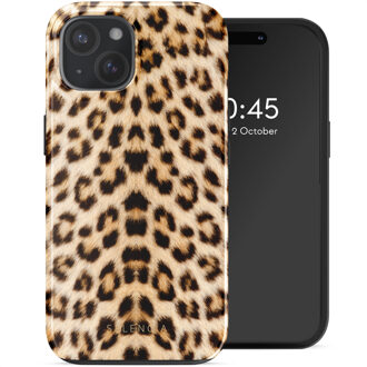 Selencia Vivid Backcover met MagSafe voor de Apple iPhone 15 - Wild Leo Meerkleurig