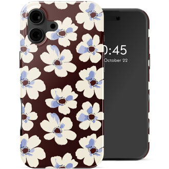 Selencia Vivid Backcover met MagSafe voor de Apple iPhone 16 - Choco Flower Pop Meerkleurig