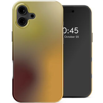 Selencia Vivid Backcover met MagSafe voor de Apple iPhone 16 - Gradient Olive Dust Meerkleurig