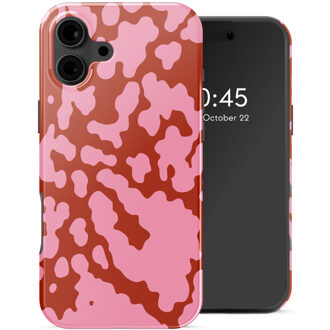 Selencia Vivid Backcover met MagSafe voor de Apple iPhone 16 - Moo’d Blush Pink Meerkleurig