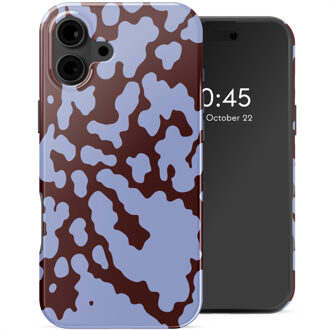 Selencia Vivid Backcover met MagSafe voor de Apple iPhone 16 - Moo'd Lavender Glow Meerkleurig