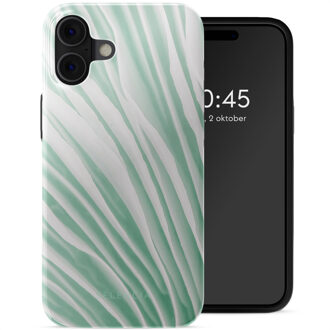 Selencia Vivid Backcover met MagSafe voor de Apple iPhone 16 - Nature Grayed Jade Meerkleurig