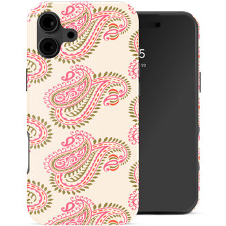 Selencia Vivid Backcover met MagSafe voor de Apple iPhone 16 - Paisley Blush Meerkleurig