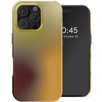 Selencia Vivid Backcover met MagSafe voor de Apple iPhone 16 Pro - Gradient Olive Dust Meerkleurig