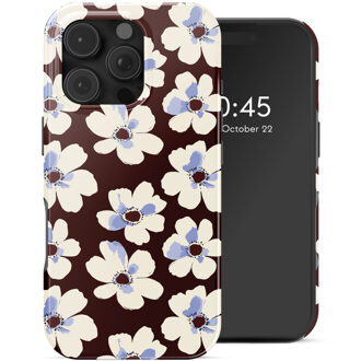 Selencia Vivid Backcover met MagSafe voor de Apple iPhone 16 Pro Max - Choco Flower Pop Meerkleurig