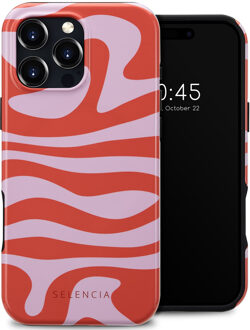 Selencia Vivid Backcover met MagSafe voor de Apple iPhone 16 Pro Max - Dream Swirl Pink Meerkleurig