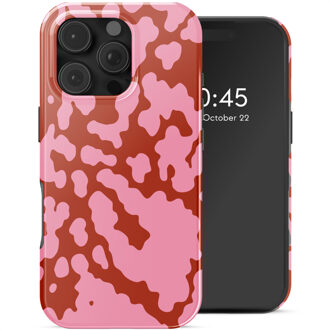 Selencia Vivid Backcover met MagSafe voor de Apple iPhone 16 Pro Max - Moo’d Blush Pink Meerkleurig