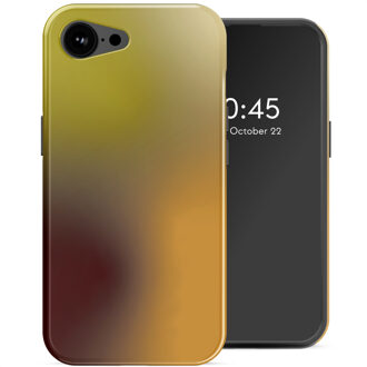 Selencia Vivid Backcover met MagSafe voor de Apple iPhone 16e - Gradient Olive Dust Meerkleurig