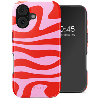 Selencia Vivid Backcover met MagSafe voor de Apple iPhone 17 - Dream Swirl Pink Meerkleurig