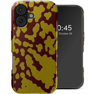 Selencia Vivid Backcover met MagSafe voor de Apple iPhone 17 - Moo'd Olive Dust Meerkleurig