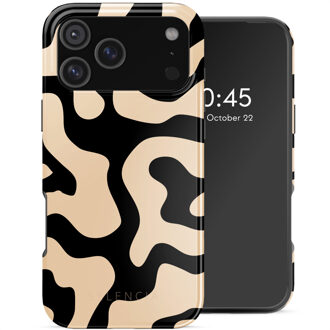 Selencia Vivid Backcover met MagSafe voor de Apple iPhone 17 Pro Max - Art Wave Black Meerkleurig