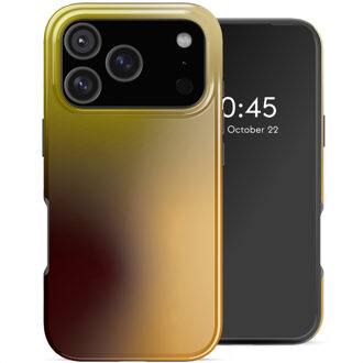 Selencia Vivid Backcover met MagSafe voor de Apple iPhone 17 Pro Max - Gradient Olive Dust Meerkleurig