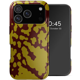 Selencia Vivid Backcover met MagSafe voor de Apple iPhone 17 Pro Max - Moo'd Olive Dust Meerkleurig