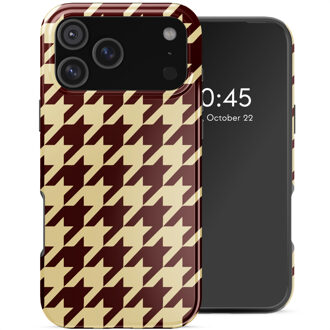 Selencia Vivid Backcover met MagSafe voor de Apple iPhone 17 Pro Max - Pied-de-Poule Meerkleurig