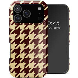 Selencia Vivid Backcover met MagSafe voor de Apple iPhone 17 Pro - Pied-de-Poule Meerkleurig