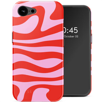 Selencia Vivid Backcover met MagSafe voor de Apple iPhone 17e / 16e - Dream Swirl Pink Meerkleurig