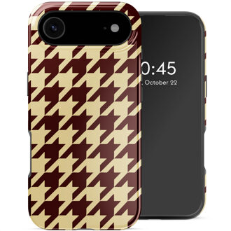 Selencia Vivid Backcover met MagSafe voor de Apple iPhone Air - Pied-de-Poule Meerkleurig