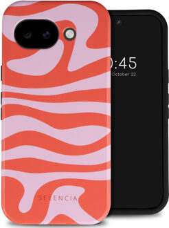 Selencia Vivid Backcover met MagSafe voor de Google Pixel 10a - Dream Swirl Pink Meerkleurig